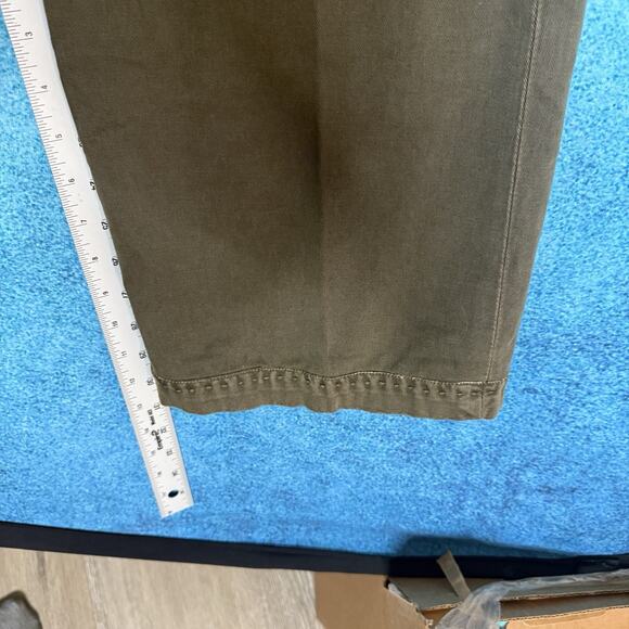 J Brand Men’s Straight Leg Pants Size 36x34 Olive Green Khaki Cotton - Picture 6 of 16